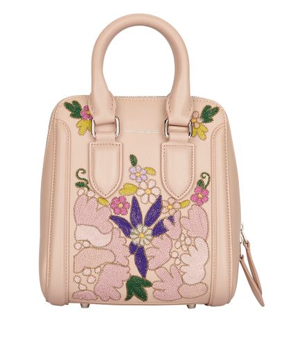 Floral Embellished Mini Heroine Bag, front view